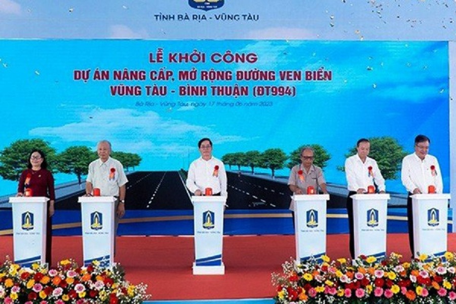 Lễ khởi công dự án mở rộng tuyến ven biển 994 Vũng Tàu - Bình Thuận